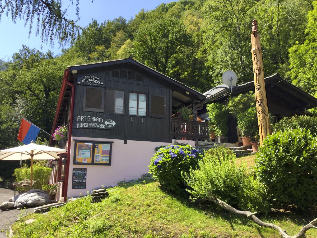 Baracca Backpacker Hostel Aurigeno Buitenkant foto